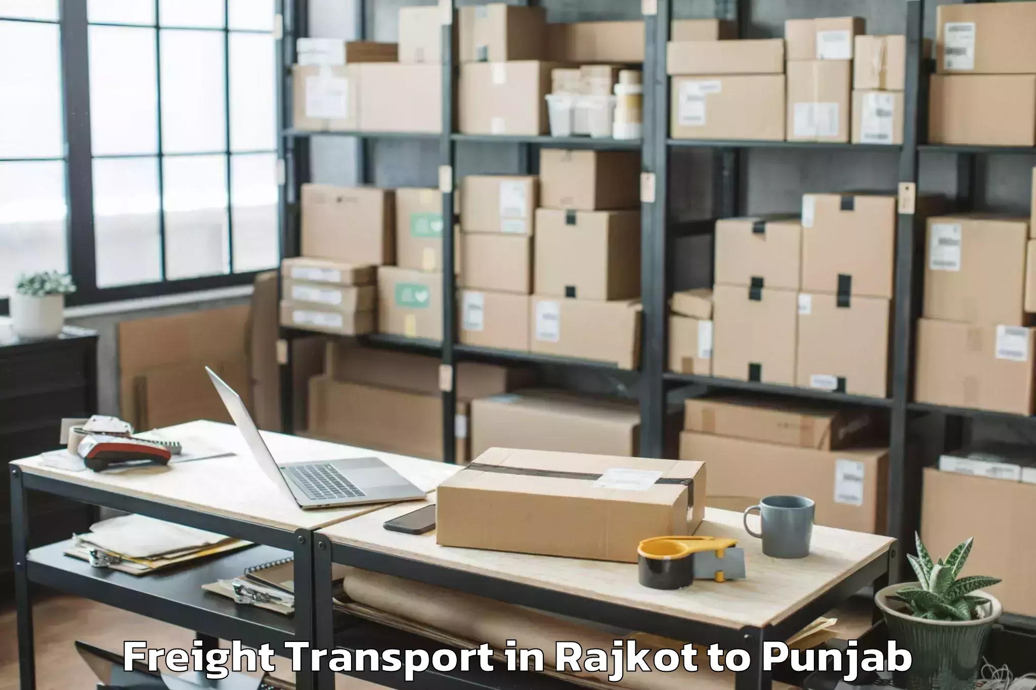 Easy Rajkot to Pathankot Freight Transport Booking